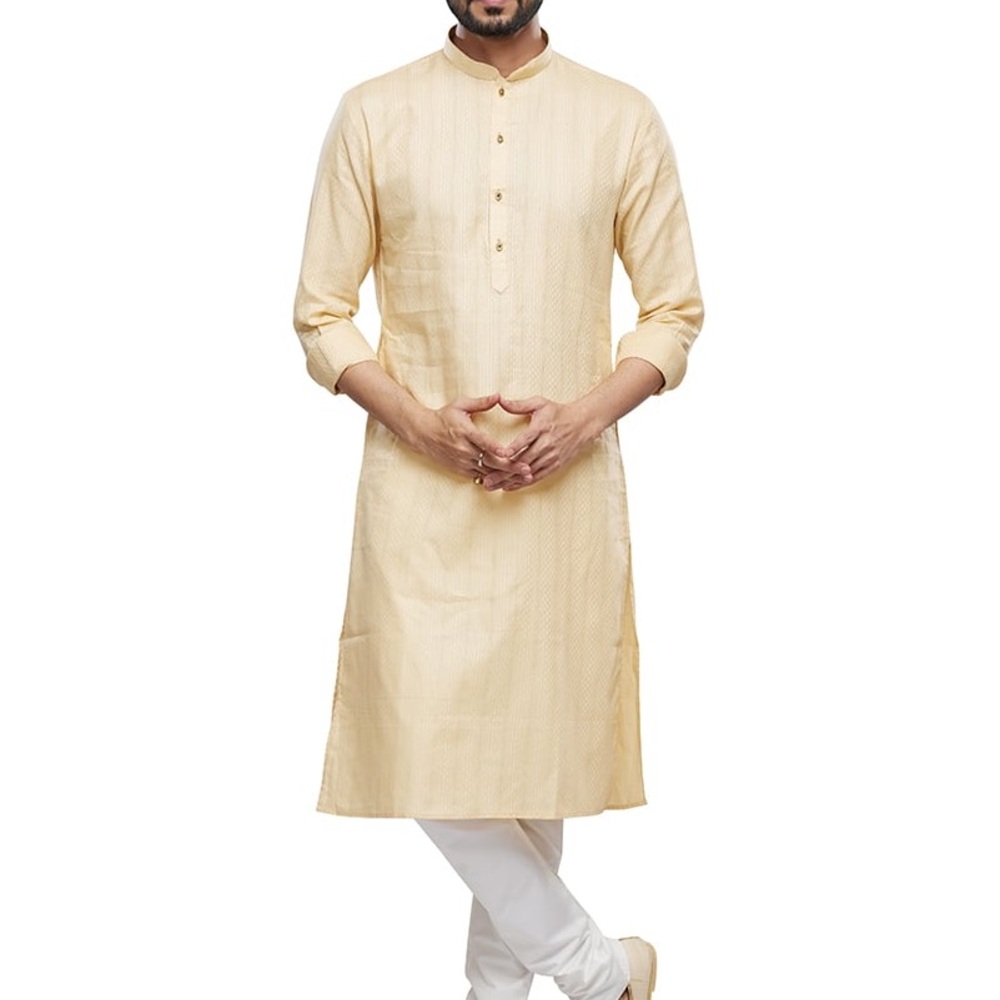 Men's Cream Kurta